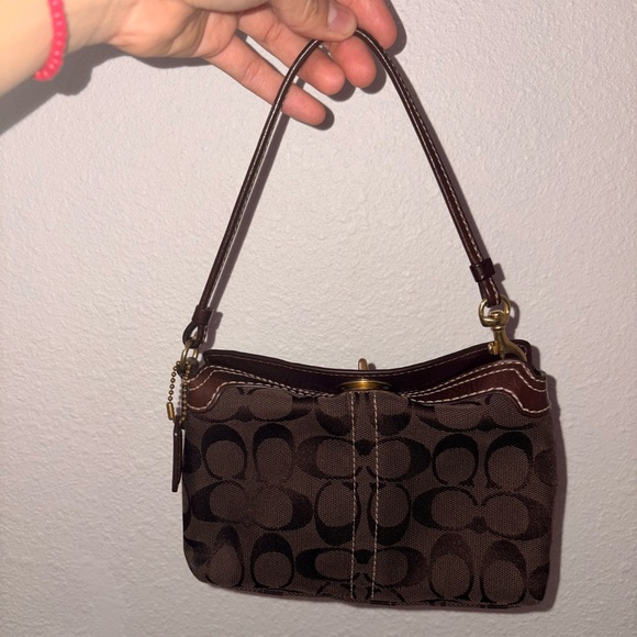 Brown Mini Coach Bag - Picture 2 of 5